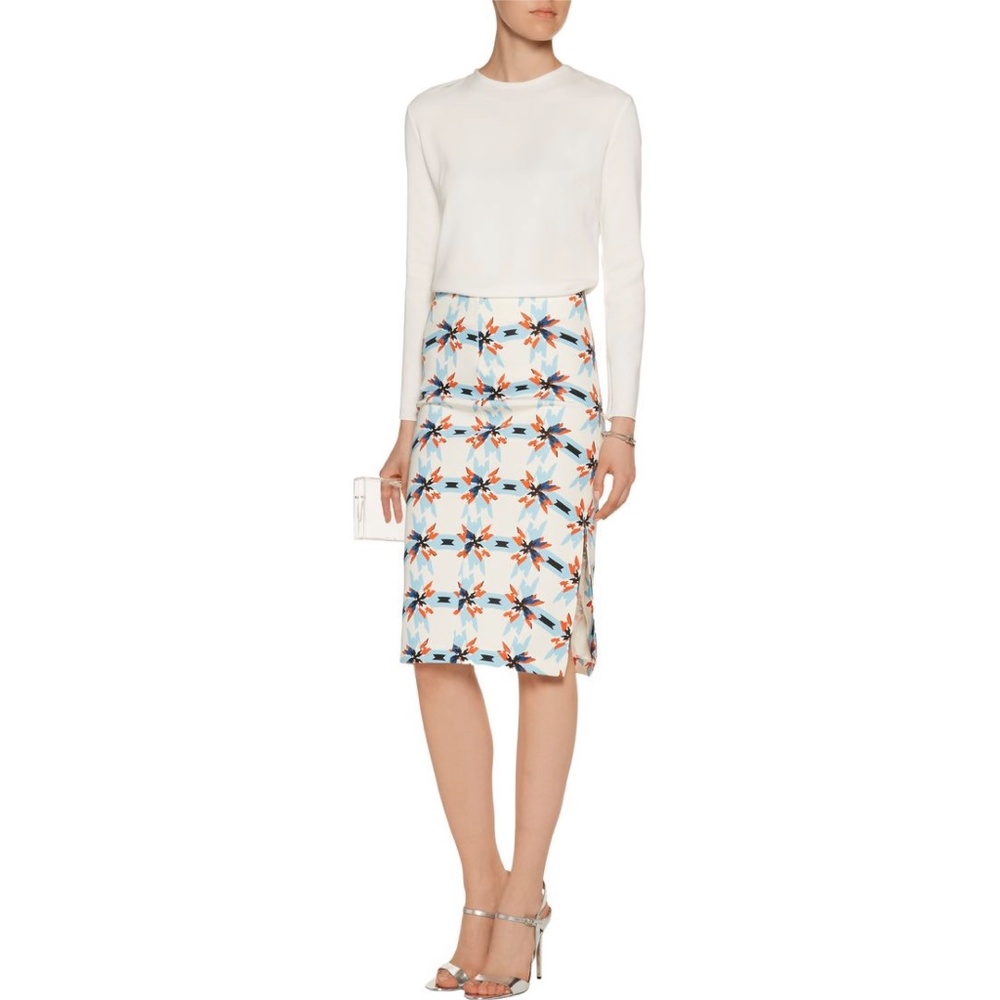 TANYA TAYLOR Printed Bundy Skirt